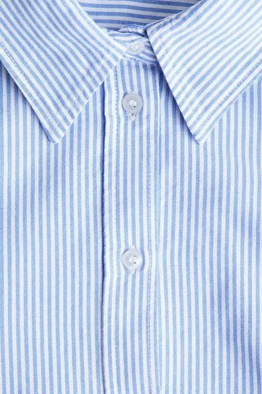 ladies blue/striped shirt ladies blue/striped shirt