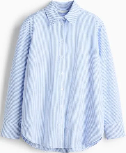 ladies blue/striped shirt ladies blue/striped shirt